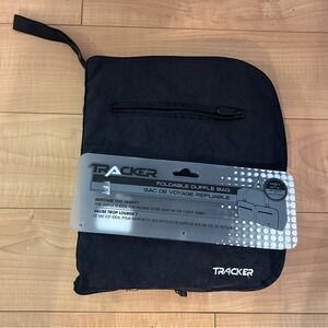 Tracker Foldable Black Duffle Bag